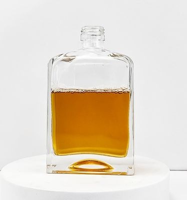 200ml Rectangular Glass Bottle for Whiskey Beer and Other Beverages Custom or Standard
