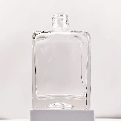 200ml Rectangular Glass Bottle for Whiskey Beer and Other Beverages Custom or Standard