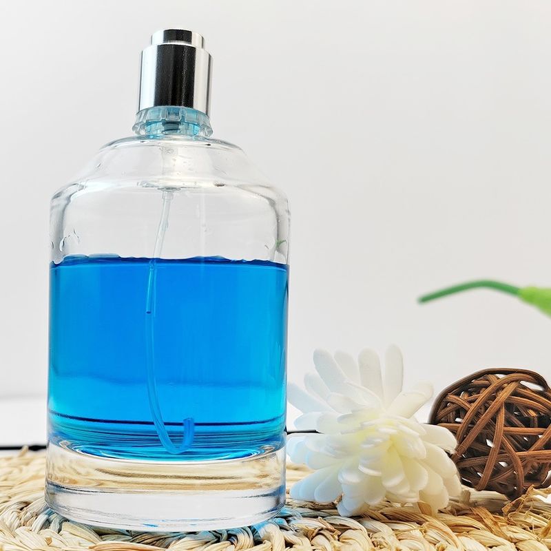 Glass Products 50ml Empty Perfume Bottle with Transparent Design and Collar Material